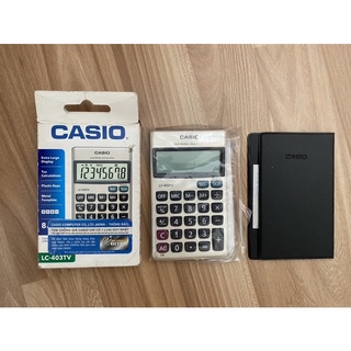 Máy tính Casio LC 403TV chính hãng, kích thước 118,5x70x75mm, máy tính bỏ túi nhỏ gọn hữu dụng