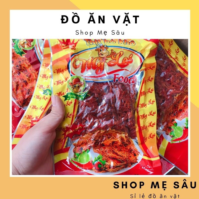 Gói 50g Thịt Bò Khô 💖FREESHIP💖 Khô Bò Xé Sợi Thơm Ngon