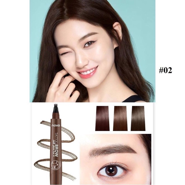 >NEW< Bút Phẩy Sợi Lông Mày Novo 4D Không Thấm Nước - 𝕸𝖗𝕲𝖎𝖓𝖌𝕳𝖆𝖒 | BigBuy360 - bigbuy360.vn