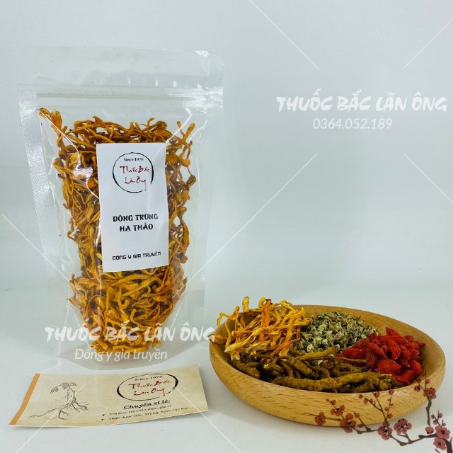 Trà Bổ Thận Dương (200g Bạch Tật Lê, 100g Kỳ Tử Hữu Cơ, 50g Viễn Chí, 100g Đông Trùng Hạ Thảo)