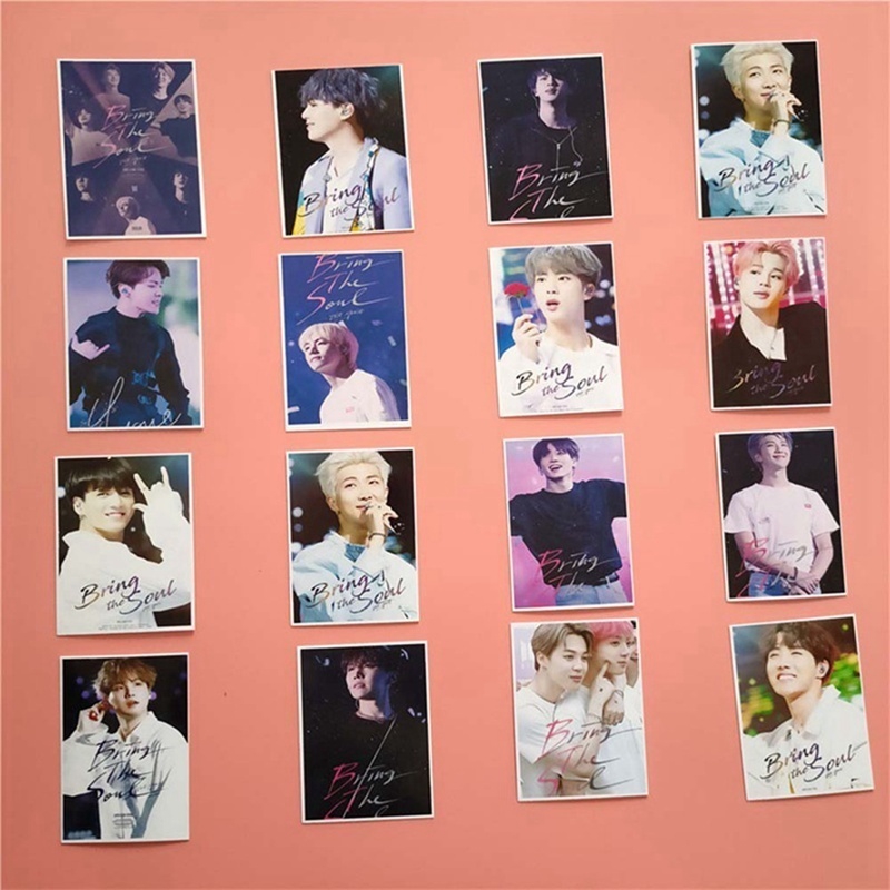 Set 16 Tấm Ảnh Lomo Card Suga Jimin Nhóm Bts