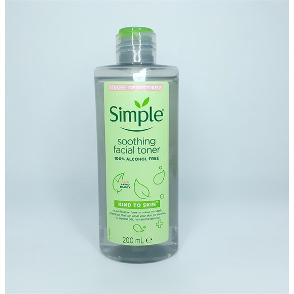 Nước hoa hồng Simple Soothing Facial Toner 200ml