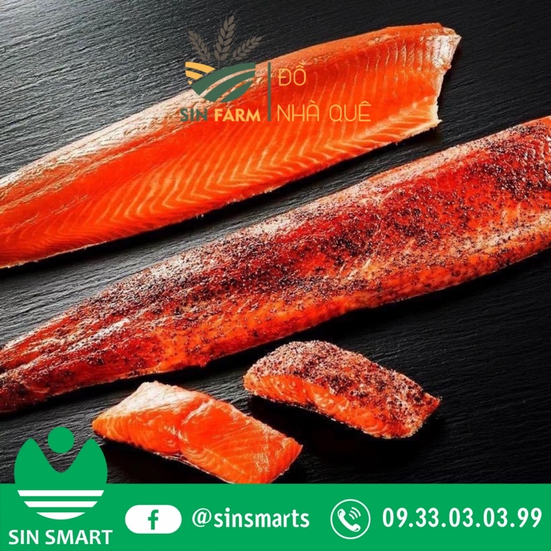 200Gr Cá hồi Nauy xông khói truyền thống Fossen