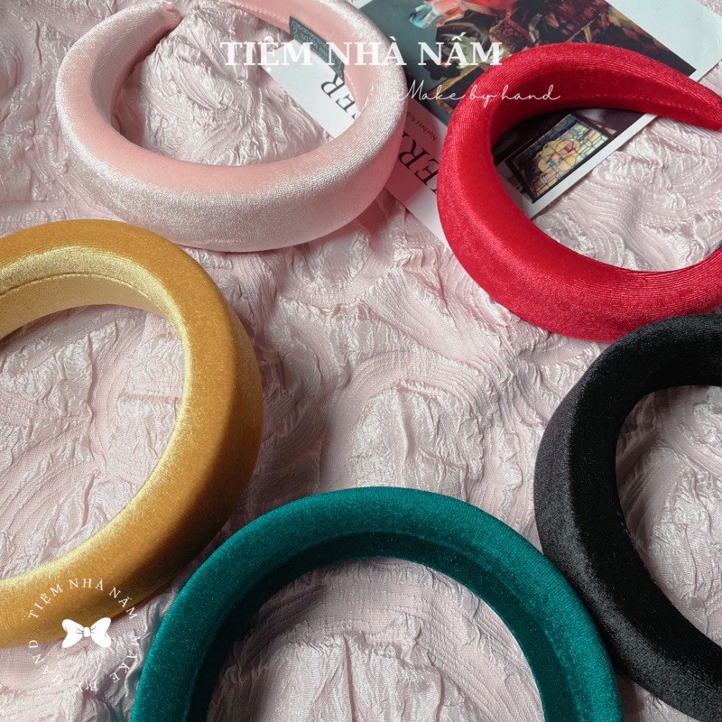 🎀 BỜM TÓC, MẤN TÓC TRƠN ĐỘI ĐẦU TẾT ( có ảnh mẫu chụp ) - [ Nhà Nấm handmade ]