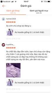 Áo Hoodie IU ( Có ảnh thật )