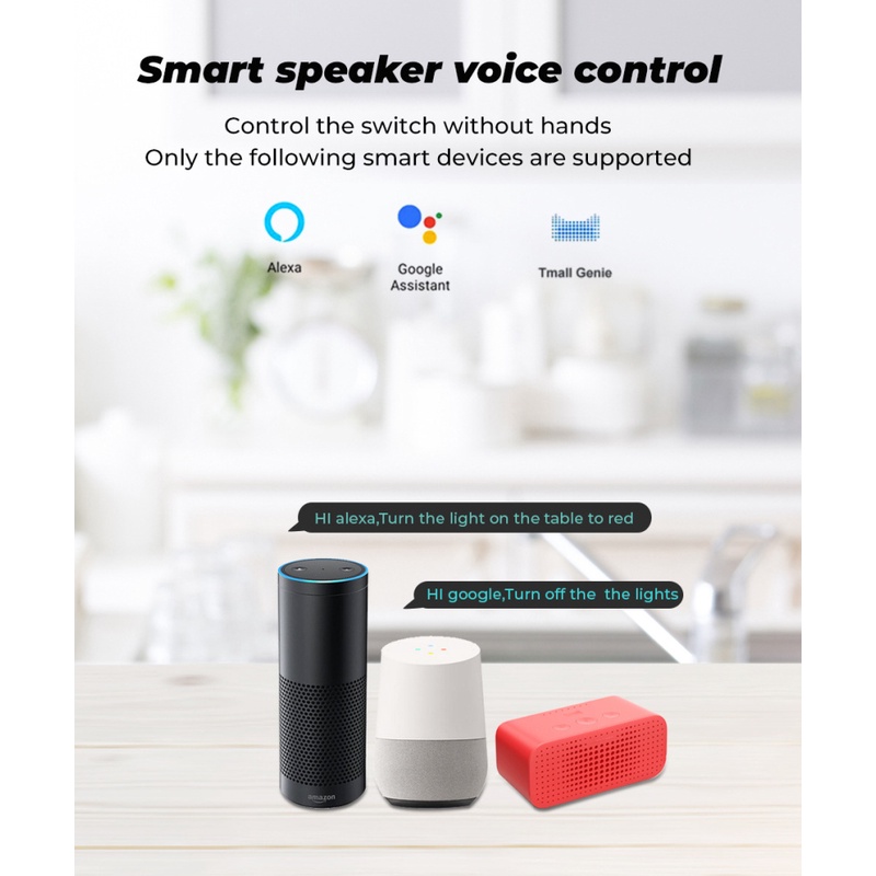 Còn Hàng Mini Wifi Công Tắc Hẹn Giờ Không Dây Công Tắc Máy Lau Nhà Tự Động Thông Minh Tương Thích Với Tuya Alexa Google Nhà Cá Tuyết