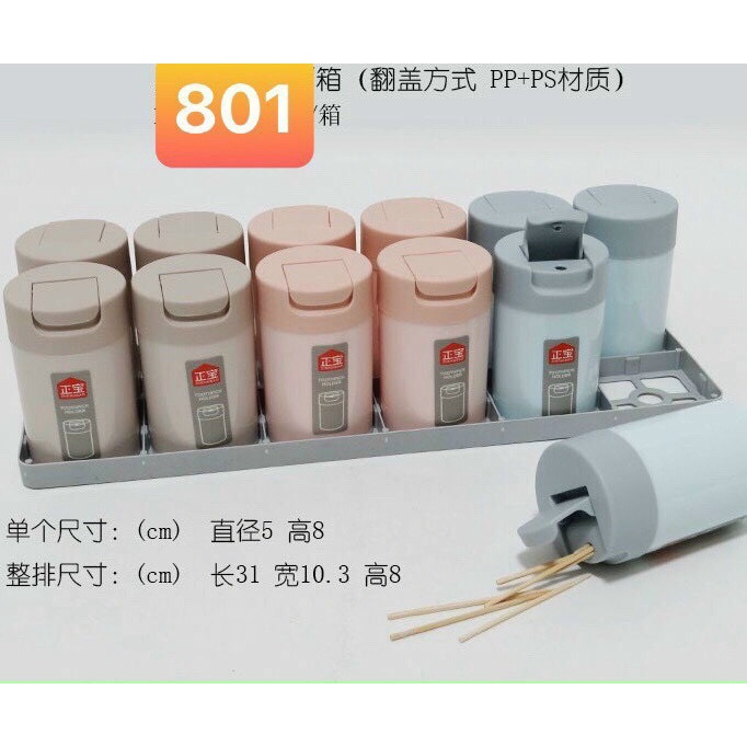 Hộp đựng tăm bằng nhựa PP cao cấp Holder