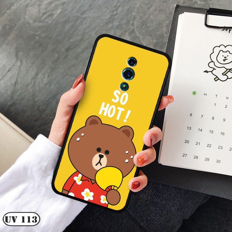 Ốp lưng điện thoại Oppo Reno - lưng nhám viền dẻo