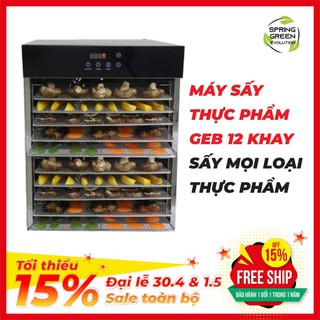 Máy Sấy Thực Phẩm GEB12 (12 khay). Sấy Nhanh, Khỏe, Tiết Kiệm Điện, Nhiều Tính Năng Độc Đáo Duy Nhất Từ SGE Thailand!! f