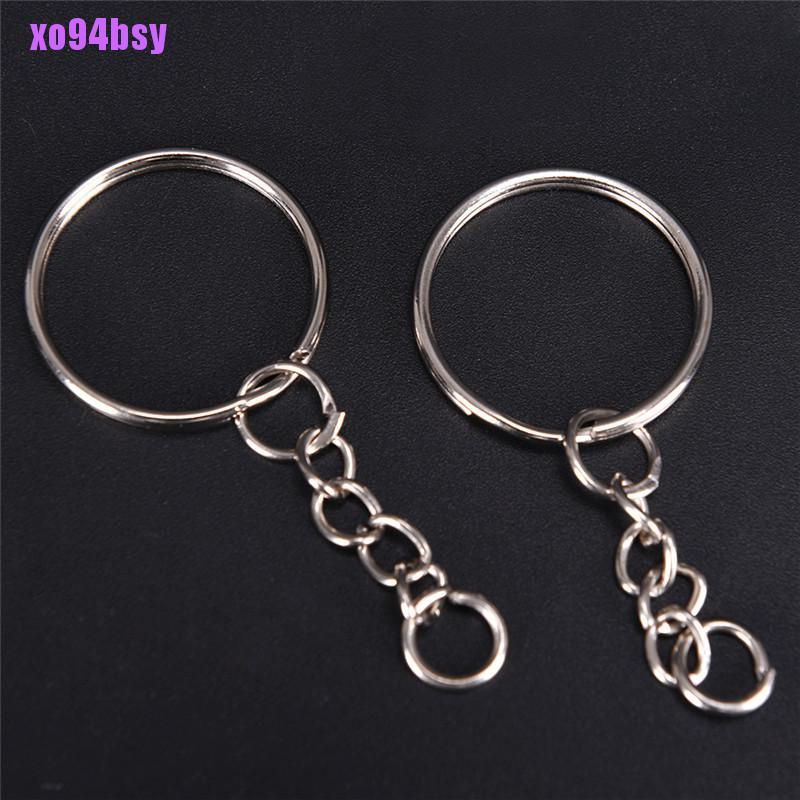 Set 50 Vòng Bạc Bóng 25mm xo94bsy Dùng Làm Móc Khóa Tiện Dụng