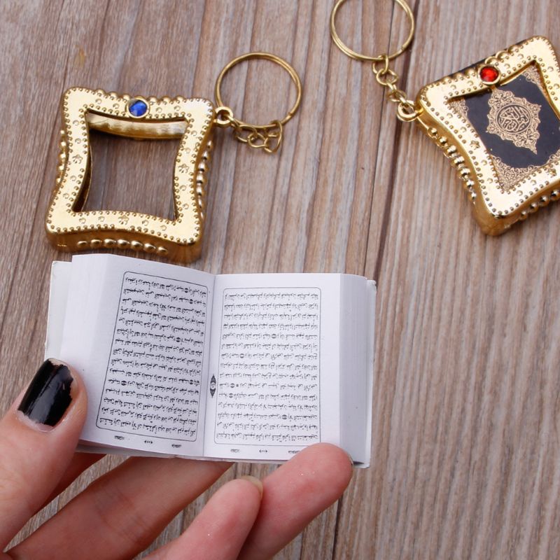 Móc khóa hình quyển sách Koran Hồi Giáo