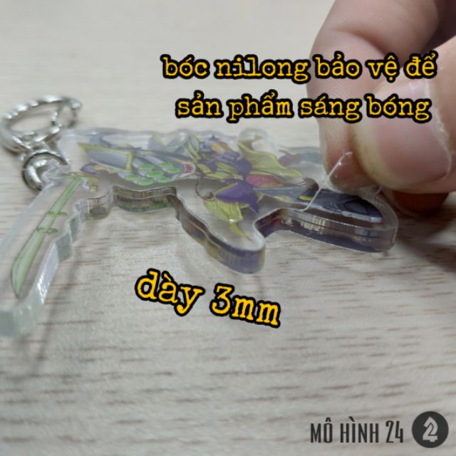 [GIÁ HỦY DIỆT] móc khoá mica acrylic lol liên minh huyền thoại Yasuo riven irelia leesin kaisa jinx ezreal yi lux xayah