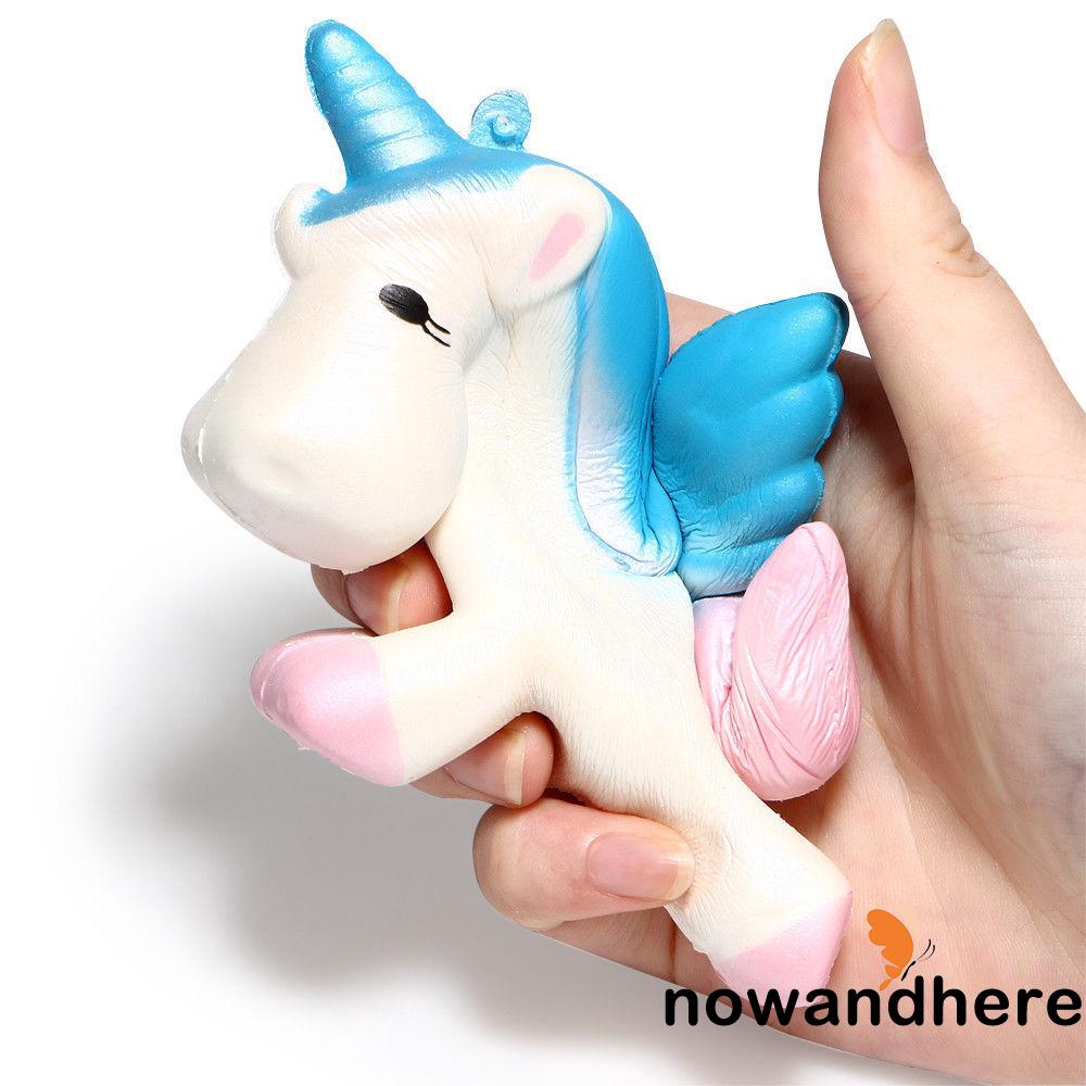EAO-Lovely Kawaii Unicorn Squishy Slow Rising Phone Straps Pendant Squeeze Toys