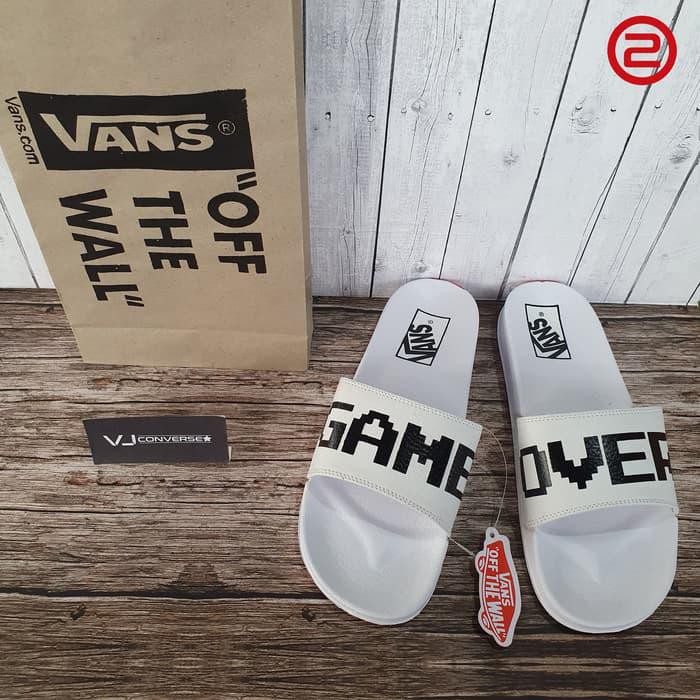 VANS Giày Sandal Trắng In Hình Nhân Vật Game Marvel 40