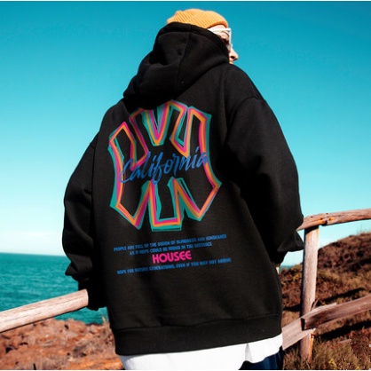 Áo Hoodie In Chữ Plus Size Thời Trang Hip Hop