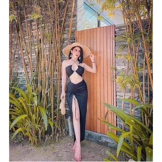 Bikini cách tân phối chân váy siêu sang( 2 màu)