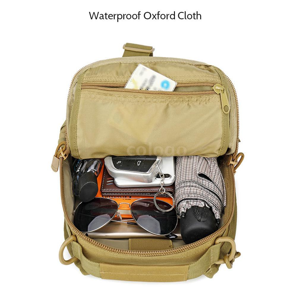 Cặp đeo vai cắm trại đa năng họa tiết rằn ri phong cách quân đội độc đáo cho nam | BigBuy360 - bigbuy360.vn