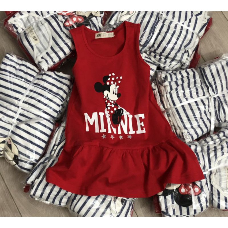 Set váy Minnie đỏ H.M cho bé gái