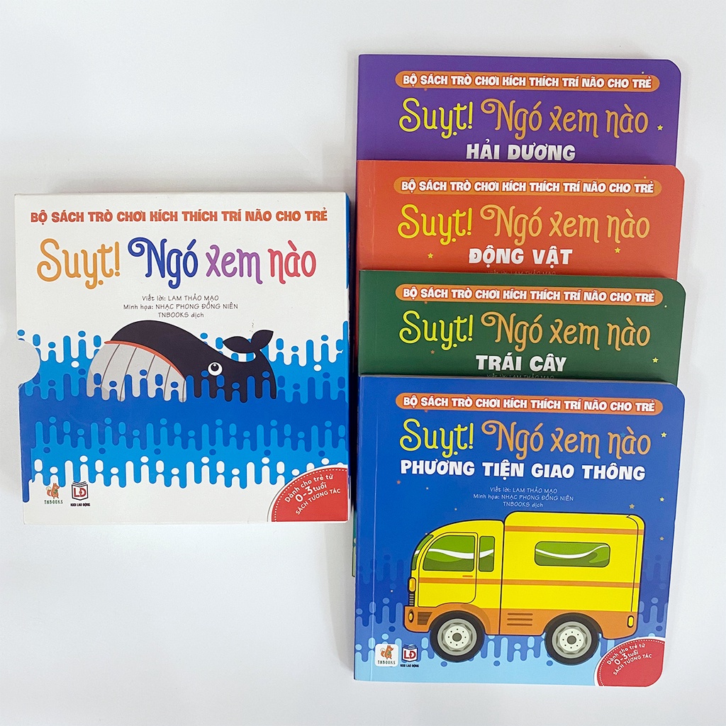 Sách - Bộ sách trò chơi kích thích trí não cho trẻ - Suỵt! Ngó Xem Nào