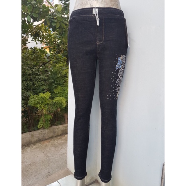 Quần jean nữ cạp chun