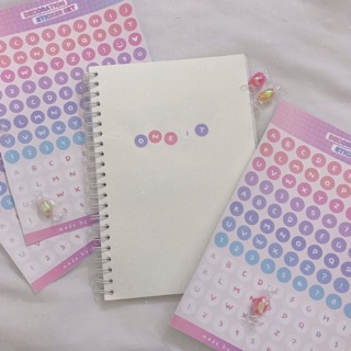 STICKER TRANG TRÍ CHỮ CÁI, SỐ TRÒN | Decoration Sticker