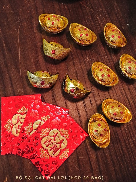 BỘ LÌ XÌ ĐẠI CÁT ĐẠI LỢI/ LÌ XÌ CƯỚI SONG HỶ MINI