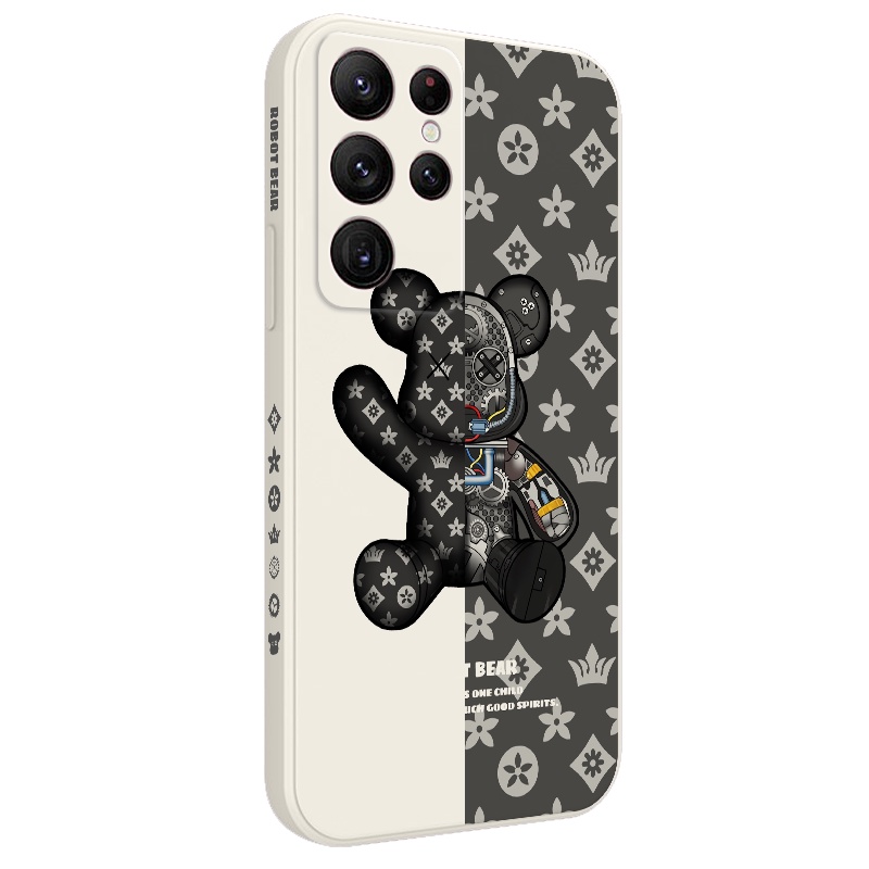 Ốp Điện Thoại In Hình Gấu Thời Trang Cho Samsung Galaxy S23 S22 Ultra Plus