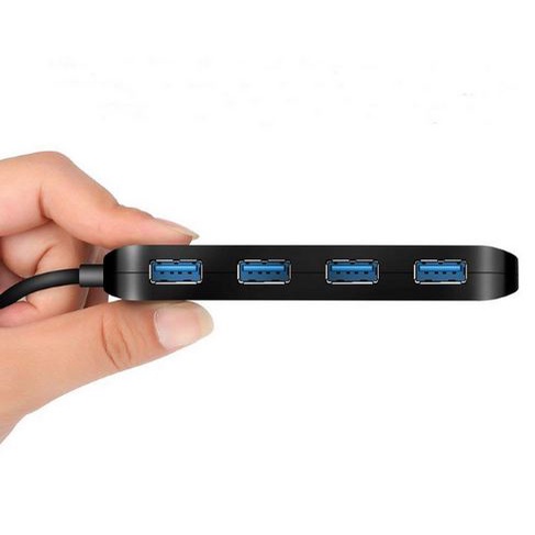 4 Cổng USB 3.0 HUB Siêu Nhanh -Ultra Slim có công tắc -Hub USB 3.0 Bộ Chia USB Siêu Mỏng