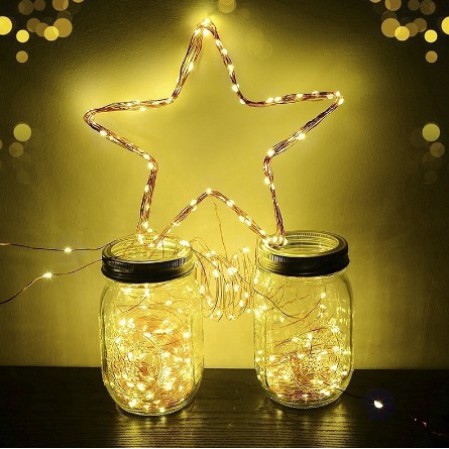 Đèn LED dây đồng dùng trang trí tiệc Giáng Sinh 2021