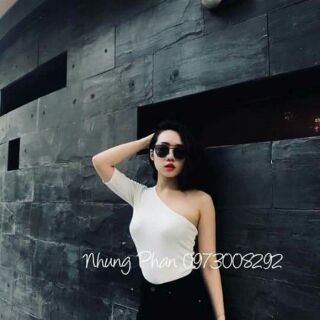 Áo lệch vai 1 mất 1 còn