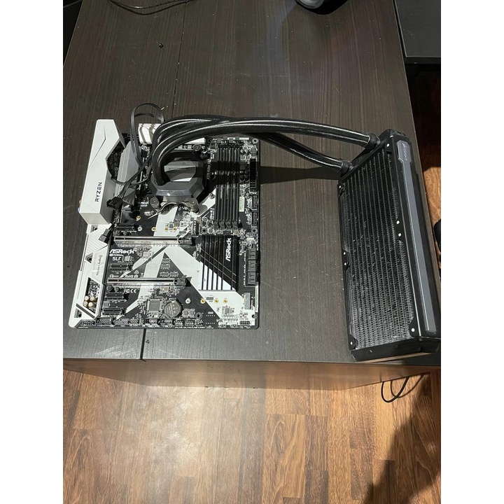 Main Asrock X370 Killer SLI  cũ chiến ryzen 3 3700x bao ngon rẻ