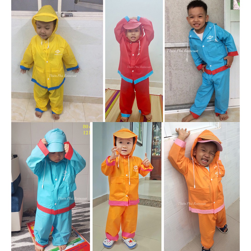 Áo mưa bộ trẻ em