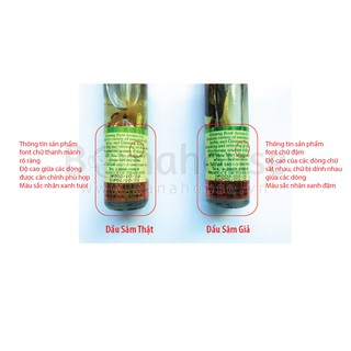 01 Chai Dầu Nhân Sâm Thảo Dược Green Herb