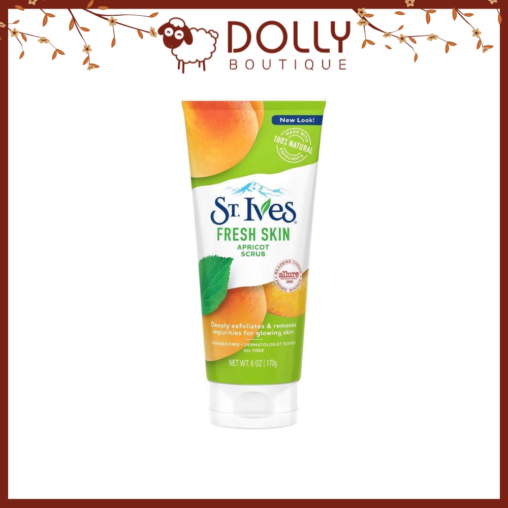 Tẩy Tế Bào Chết ST.Ives Fresh Skin Apricot Scrub 170g