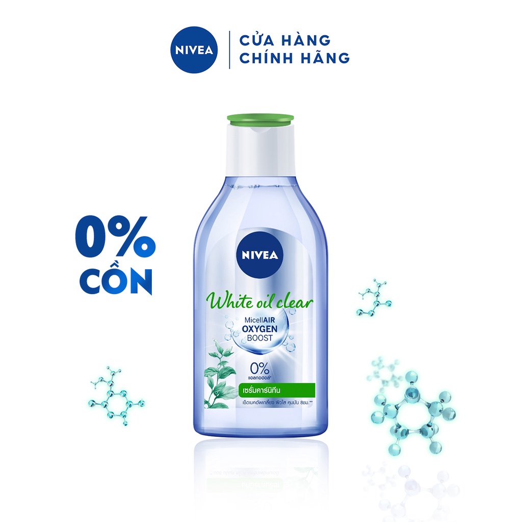 Nước Tẩy Trang NIVEA Kiểm Soát Nhờn White Oil Clear Micellar Water 400ml 84212