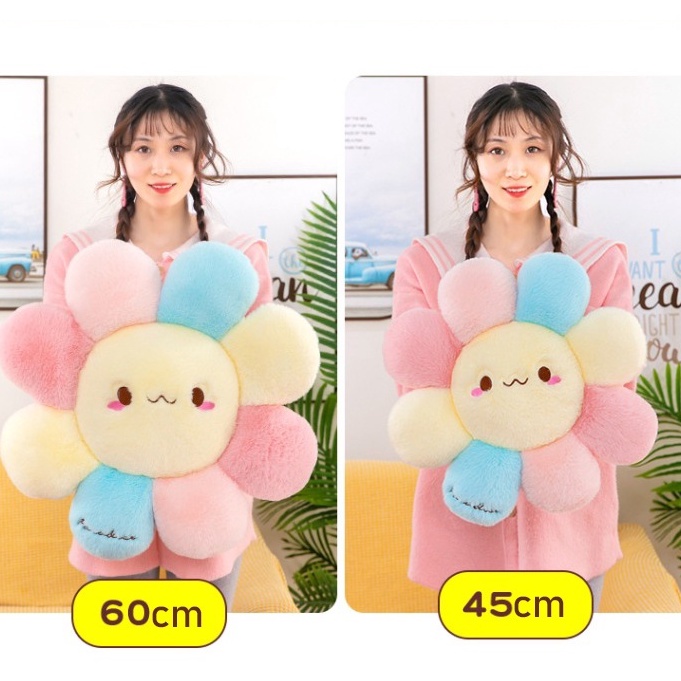 Đệm bông MENGNI hình hoa hướng dương sáng tạo dễ thương