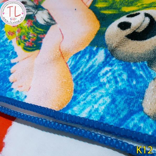 Khăn tắm - Khăn tắm choàng có mũ chị em Elsa - Đồ dùng cho bé - Khăn tắm cho bé