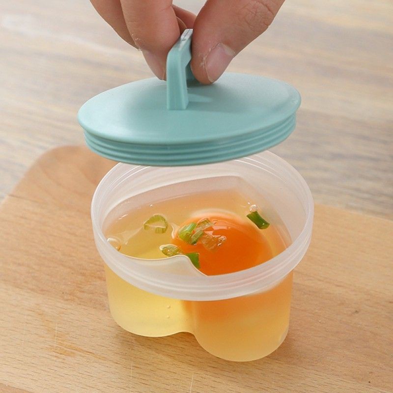 Khuôn hấp trứng, làm bánh cho bé (Bộ 4 khuôn kèm chổi quét)