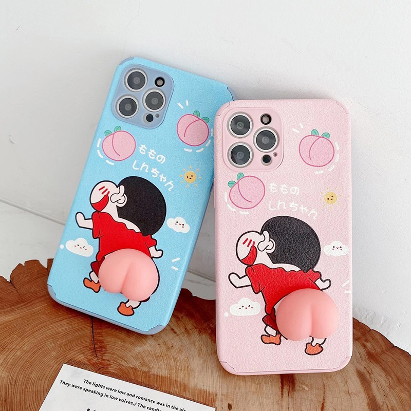 Ốp Lưng Tpu Mềm In Hình Shin-Chan 3d Dễ Thương Cho Iphone 12 11 Pro Max Ix Xs Max Xr Se2 Iphone7 I8 Plus