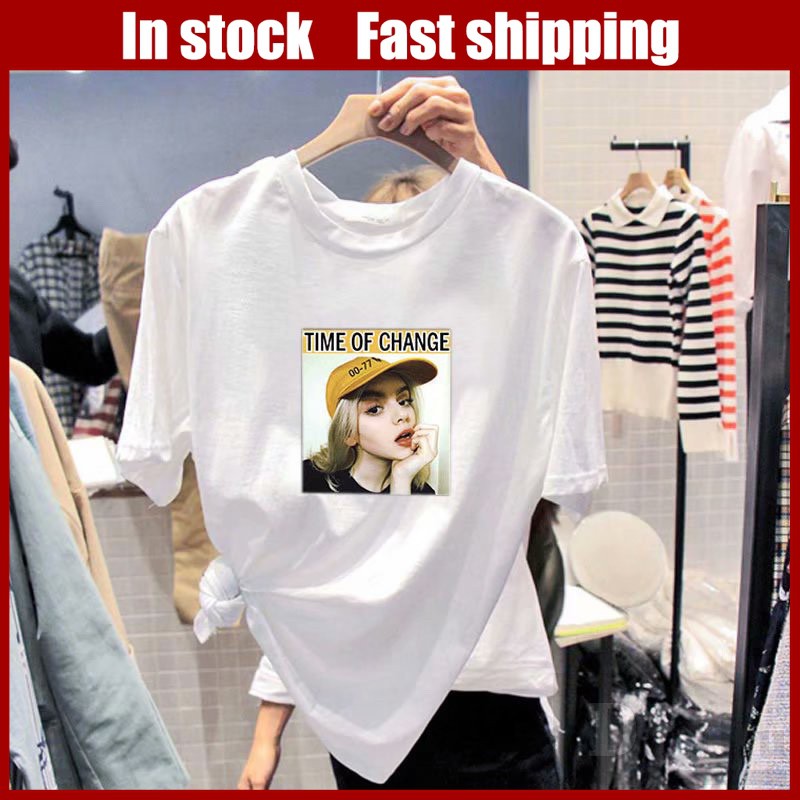 Áo Thun Mùa Hè In Họa Tiết DaDu Đơn Giản Trẻ Trung  Áo Thun Cotton Plus Size Ngắn Tay Phong Cách Hàn Quốc