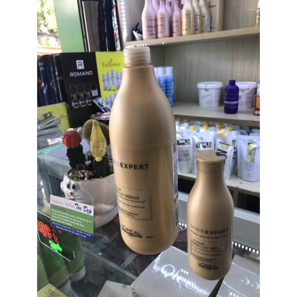 Dầu xả phục hồi tóc hư tổn LOREAL PROFESSTIONAL Absolut Repair Lipidium 1000ml