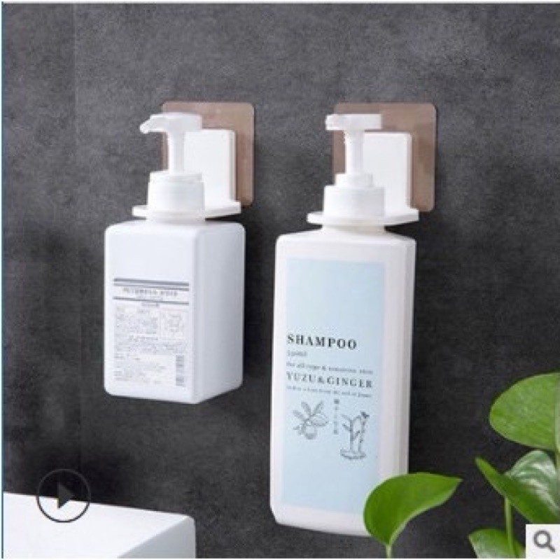 MÓC TREO DẦU GỘI ĐẦU, MÓC TREO CHAI SỮA TẮM DÁN TƯỜNG CHẮC CHẮN