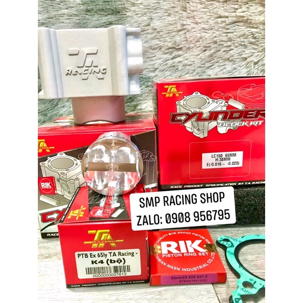 BỘ LÒNG EX 65mm chân 38 TA RACING