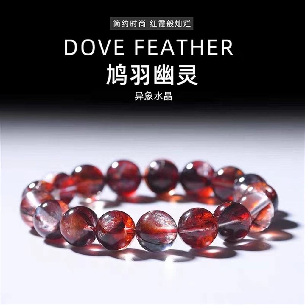 Vòng Đeo Tay YHweewr6 Caijingxin Tự Nhiên Mặt Hình Voi / Phượng Hoàng Ox Blood Red Dove Lông Vũ Thiết Kế Độc Đáo Sáng Tạo Phong Cách Bohemian
