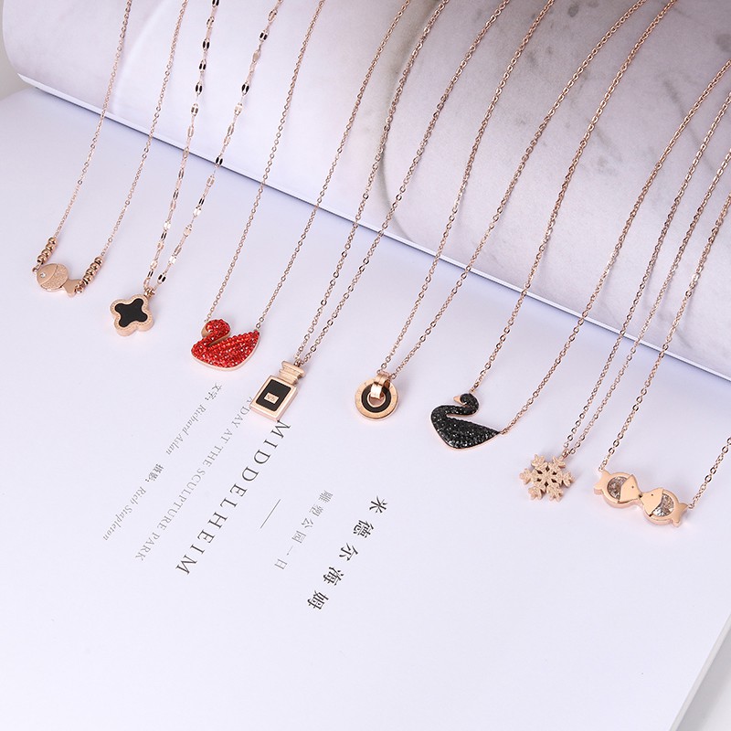 Rose Color Gold Chained Bone, Chained Female Students, And Created a Birthday Gift For The Birthday Of The Female Studen