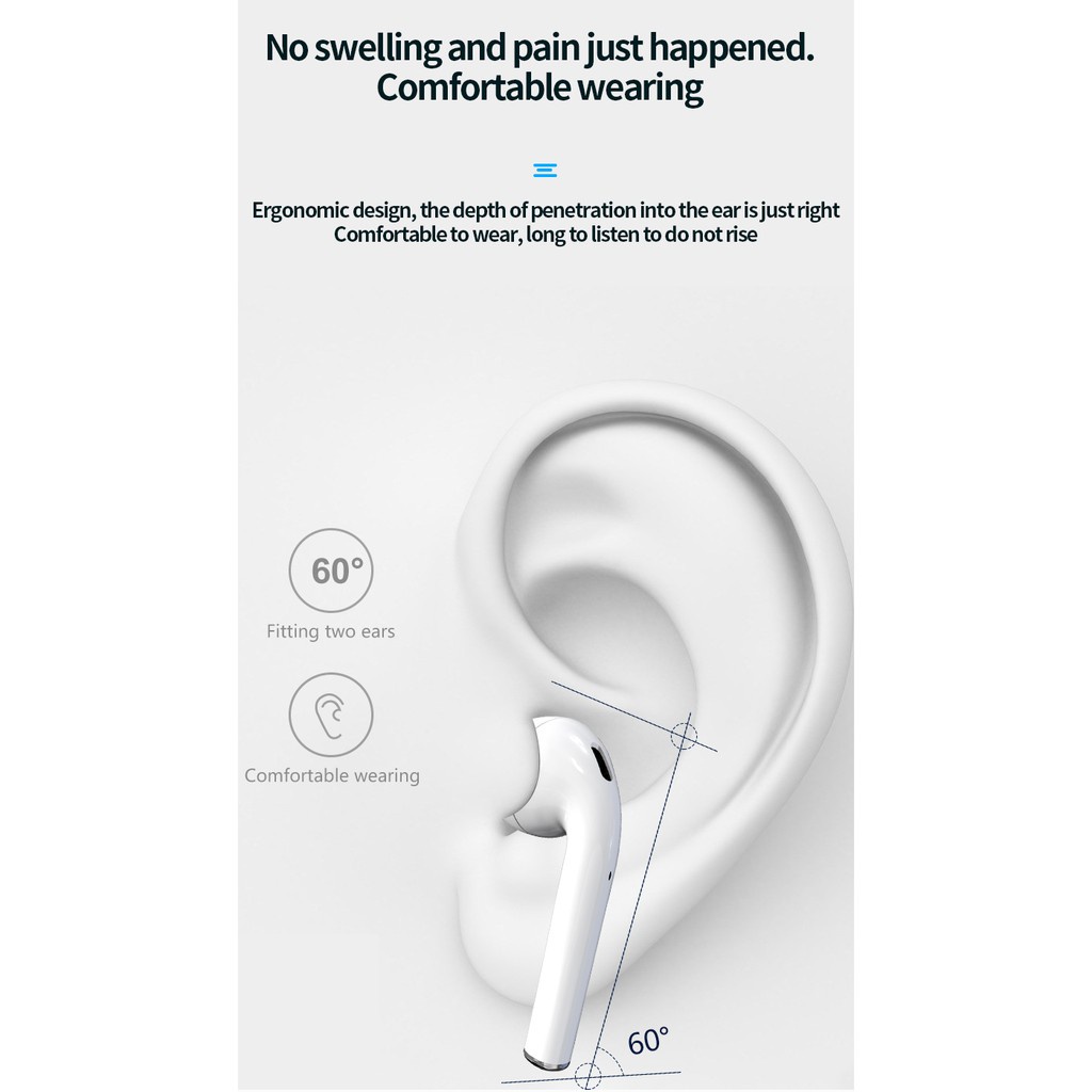 Tai Nghe bluetooth tws i12 Kèm Phụ Kiện