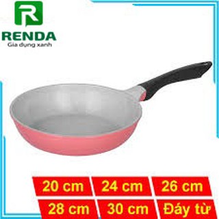 Chảo chống dính 7 lớp vân đá Greencook GCP03-IHP dùng được trên bếp ga, bếp hồng ngoại, bếp từ