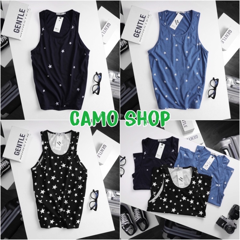 Áo Ba Lỗ Tanktop Nam Đẹp Tập Gym Mặc Ở Nhà hay Đi Biển Siêu Bền, Mát & Đẹp Che