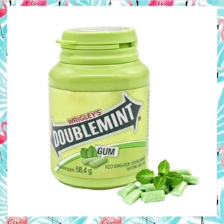 Kẹo sing-gum DoubleMint hương bạc hà hũ 58.4g