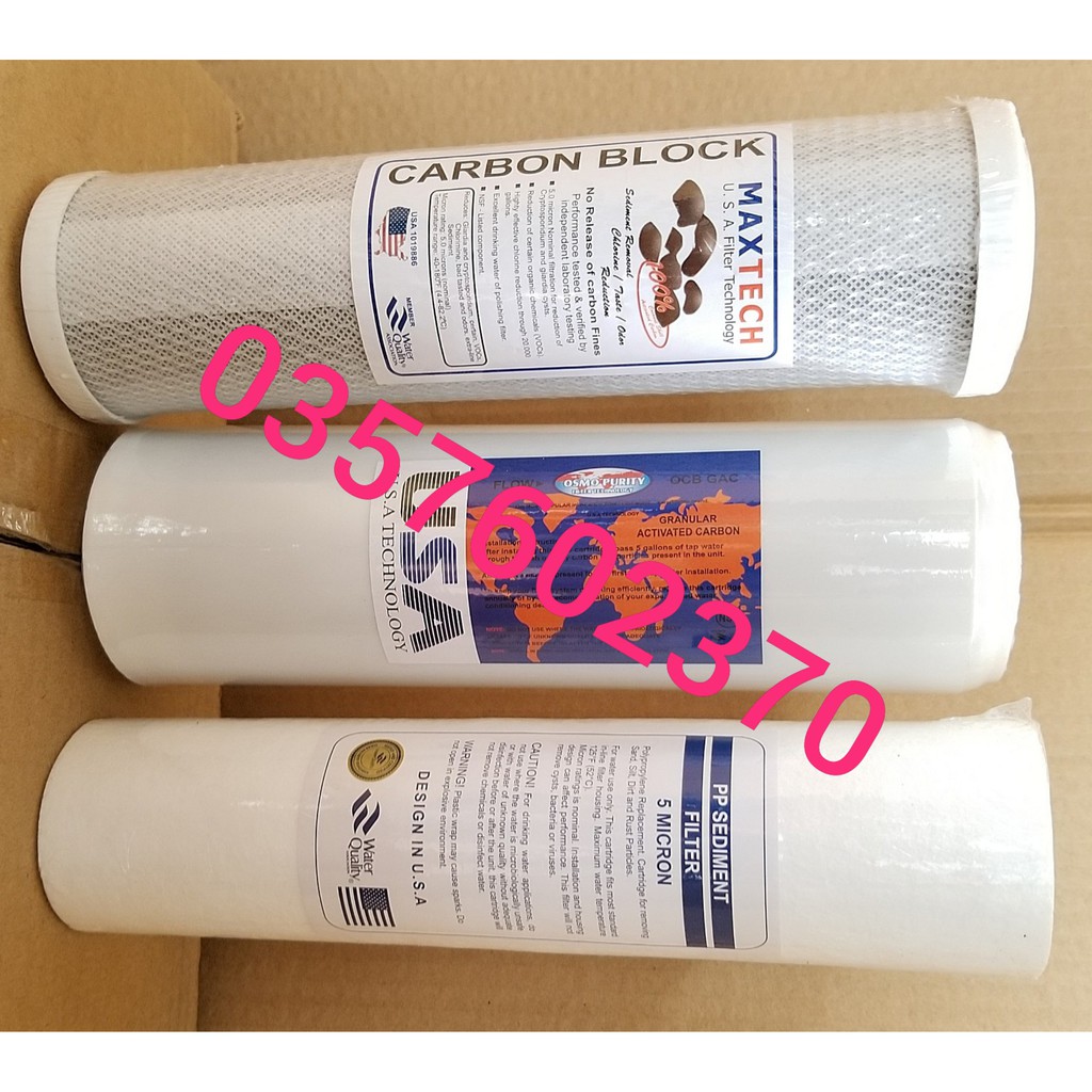 [FREESHIP 99K]_Bộ ba lõi lọc nước 1 2 3 ly lọc 10 inch | BigBuy360 - bigbuy360.vn